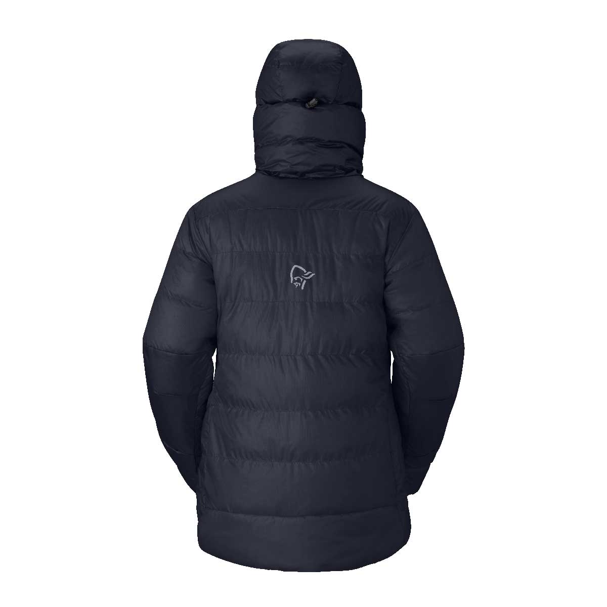 Norrona Trollveggen Down800 Hooded Jacket Women's in Caviar Black